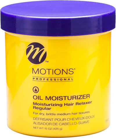 Motion Oil Moisturizer Relaxer Regular 425g Rilassants per Capelli Trattamento Rilassante Protettivo per Capelli Secchi
