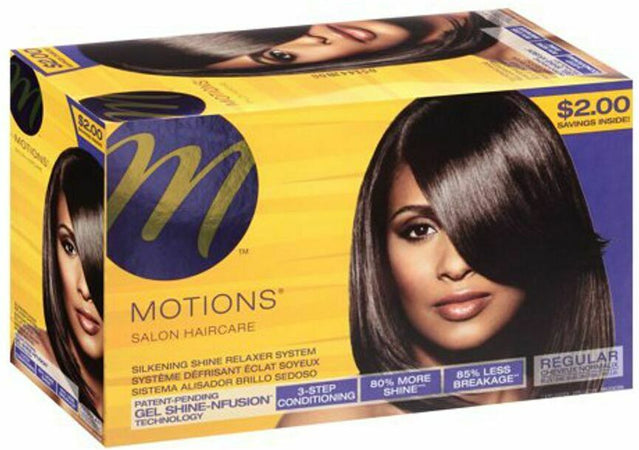 Motions Silkening Shine No Lye Relaxer System Regular Kit