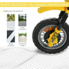 Moto-Cross-Elettrica-con-Rotelle-Giallo-per-Bambini-3-anni-e-più,-Batteria-6V-Velocità-2.5km/h,-102-x-53-x-66cm-WQ2301-043YLWQ2