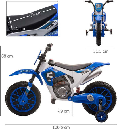 Moto-da-Cross-Elettrica-per-Bambini-da-3-5-Anni,-Batteria-12V-Ricaricabile-e-Rotelline-Rimovibili,-106.5x51.5x68cm,-Blu-QZ5370-165V90BUQZ5
