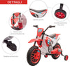 Moto-da-Cross-Elettrica-per-Bambini-da-3-5-Anni,-Batteria-12V-Ricaricabile-e-Rotelline-Rimovibili,-106.5x51.5x68cm,-Rosso-FT8370-165V90RDFT8