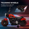 Moto-Elettrica-per-Bambini-18-36-Mesi-con-Rotelle-e-Fanale,-76x42x57-cm,-Rosso-e-Nero-TR5370-283V90RDTR5