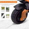 Moto-Elettrica-per-Bambini-18-48-Mesi-con-Fari-e-Clacson,-in-PP-e-Metallo,-88.5x42.5x49-cm,-Arancio-DF8370-159V90OGDF8