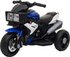 Moto-Elettrica-per-Bambini-3-5-Anni-6V-(max.-25kg),-Velocità-3km/h,-con-3-Ruote,-Luci-e-Suoni,-Blu-e-Nero,-86x42x52cm-KJ4370-102BUKJ4