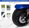 Moto-Elettrica-per-Bambini-3-5-Anni-6V-(max.-25kg),-Velocità-3km/h,-con-3-Ruote,-Luci-e-Suoni,-Blu-e-Nero,-86x42x52cm-KJ4370-102BUKJ4