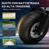Moto-Elettrica-per-Bambini-3-5-Anni-in-PP-e-Metallo-con-Rotelle,-Clacson-e-Musica,-86x44x58-cm,-Bianca-e-Nera-SP6370-253V90WTSP6