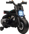 Moto-Elettrica-per-Bambini-3-5-Anni-in-PP-e-Metallo-con-Rotelle,-Clacson-e-Musica,-86x44x58-cm,-Nera-GP7370-253V90BKGP7