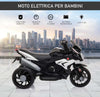 Moto-Elettrica-per-Bambini-3-5-Anni-Max.-25kg-con-Luci,-Musica,-Batteria-6V-e-Velocità-3km/h,-86cmx42cmx52cm-Nera-DF4370-103V90BKDF4