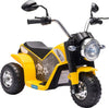 Moto-Elettrica-per-Bambini-a-3-Ruote-con-Luci-e-Suoni,-Batteria-Ricaricabile-6V,-Velocità-2-km/h,-per-Bimbi-da-18-36-Mesi,-72cmx57cmx56cm-Gialla-AL6370-188V90YLAL6