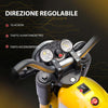 Moto-Elettrica-per-Bambini-a-3-Ruote-con-Luci-e-Suoni,-Batteria-Ricaricabile-6V,-Velocità-2-km/h,-per-Bimbi-da-18-36-Mesi,-72cmx57cmx56cm-Gialla-AL6370-188V90YLAL6