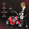 Moto-Elettrica-per-Bambini-a-3-Ruote-con-Luci-e-Suoni,-Batteria-Ricaricabile-6V,-Velocità-2-km/h,-per-Bimbi-da-18-36-Mesi,-72x57x56cm-Rossa-DP7370-188V90RDDP7
