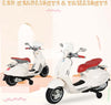 Moto-Elettrica-per-Bambini-con-Licenza-Ufficiale-Vespa,-2-Rotelle,-Luci-e-Suoni,-108x49x75-cm,-Bianca-HN7370-115WTHN7