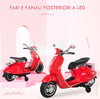 Moto-Elettrica-per-Bambini-con-Licenza-Ufficiale-Vespa,-2-Rotelle,-Luci-e-Suoni,-108x49x75-cm,-Rossa-QW7370-115RDQW7