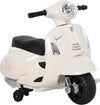 Moto-Elettrica-per-Bambini-con-Licenza-Ufficiale-Vespa-Batteria-6V,-Fari-e-Clacson,-per-Bimbi-da-18-36-mesi,-Bianco,-66.5x38x52cm-BV9370-138WTBV9