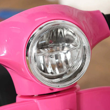 Moto-Elettrica-per-Bambini-con-Licenza-Ufficiale-Vespa-Batteria-6V,-Fari-e-Clacson,-per-Bimbi-da-18-36-mesi,-Rosa,-66.5x38x52cm-BV6370-138PKBV6