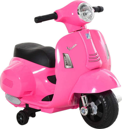 Moto-Elettrica-per-Bambini-con-Licenza-Ufficiale-Vespa-Batteria-6V,-Fari-e-Clacson,-per-Bimbi-da-18-36-mesi,-Rosa,-66.5x38x52cm-BV6370-138PKBV6