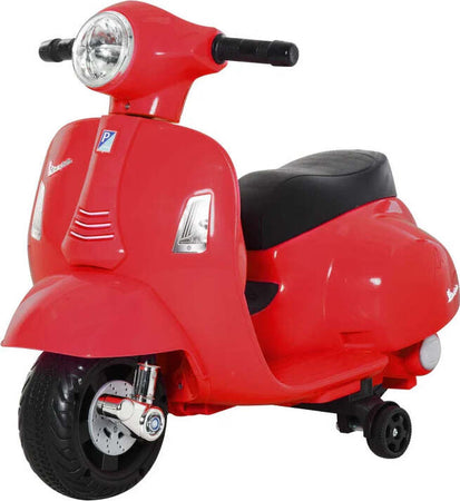 Moto-Elettrica-per-Bambini-con-Licenza-Ufficiale-Vespa-Batteria-6V,-Fari-e-Clacson,-per-Bimbi-da-18-36-mesi,-Rosso,-66.5x38x52cm-BG6370-138RDBG6