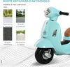 Moto-Elettrica-per-Bambini-con-Licenza-Ufficiale-Vespa-Batteria-6V,-Fari-e-Clacson,-per-Bimbi-da-18-36-mesi,-Verde,-66.5x38x52cm-MN7370-138GNMN7