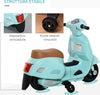 Moto-Elettrica-per-Bambini-con-Licenza-Ufficiale-Vespa-Batteria-6V,-Fari-e-Clacson,-per-Bimbi-da-18-36-mesi,-Verde,-66.5x38x52cm-MN7370-138GNMN7