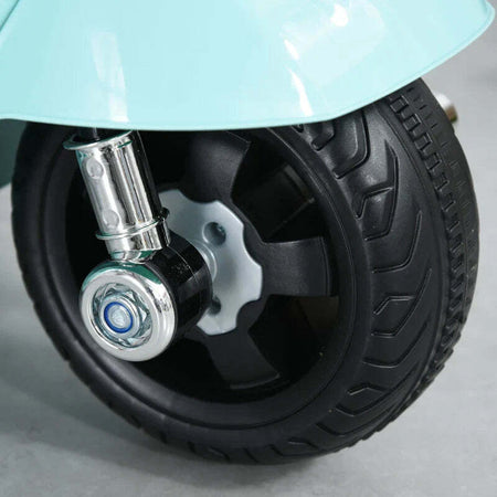 Moto-Elettrica-per-Bambini-con-Licenza-Ufficiale-Vespa-Batteria-6V,-Fari-e-Clacson,-per-Bimbi-da-18-36-mesi,-Verde,-66.5x38x52cm-MN7370-138GNMN7