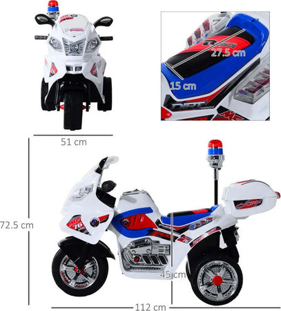 Moto-Elettrica-per-Bambini-da-3-5-Anni-Motorino-Elettrico-Giocattolo-3-Ruote-con-Musica,-Velocità-3KM/h,-Luci-112×51×72.5cm-SA4370-014AS4