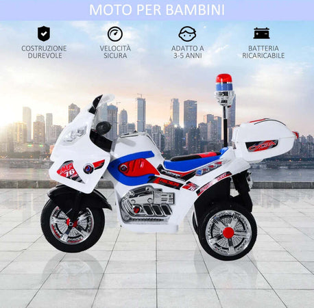 Moto-Elettrica-per-Bambini-da-3-5-Anni-Motorino-Elettrico-Giocattolo-3-Ruote-con-Musica,-Velocità-3KM/h,-Luci-112×51×72.5cm-SA4370-014AS4