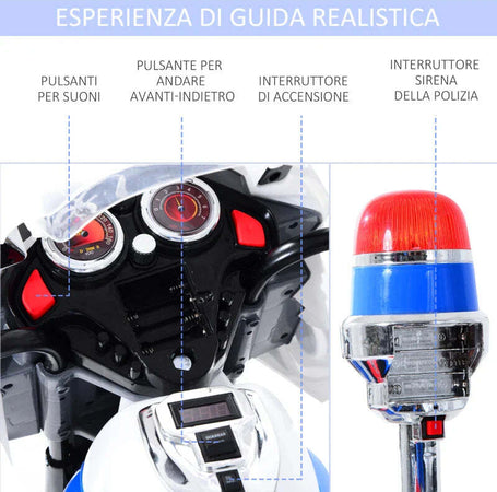 Moto-Elettrica-per-Bambini-da-3-5-Anni-Motorino-Elettrico-Giocattolo-3-Ruote-con-Musica,-Velocità-3KM/h,-Luci-112×51×72.5cm-SA4370-014AS4