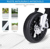 Moto-Elettrica-per-Bambini-da-6V-con-Rotelle-e-Fari,-in-PP-e-Metallo,-105x52.3x62.3-cm,-Azzurro-e-Nero-QS8370-068BUQS8
