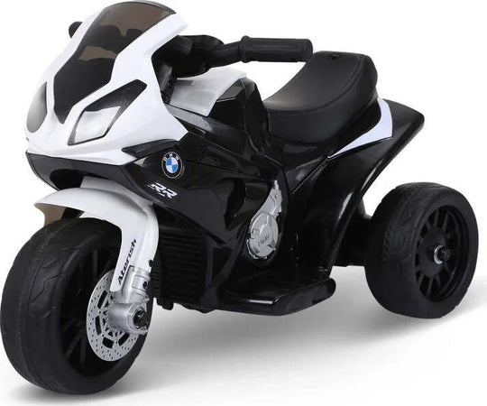 Moto-Elettrica-per-Bambini-Max.-20kg-con-Licenza-BMW,-3-Ruote,-Batteria-Ricaricabile-6V,-Bianca-Nera,-66x37x44cm-GB5370-064BKGB5