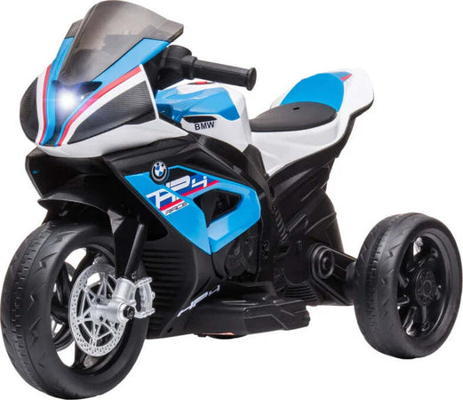 Moto-per-Bambini-18-60-Mesi-Modello-BMW-HP4-con-Fari,-Musica-e-Pedali,-in-PP-e-Metallo,-82.5x42x54-cm,-Blu-QW3370-211V90BUQW3