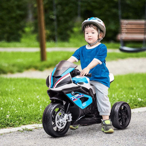Moto-per-Bambini-18-60-Mesi-Modello-BMW-HP4-con-Fari,-Musica-e-Pedali,-in-PP-e-Metallo,-82.5x42x54-cm,-Blu-QW3370-211V90BUQW3
