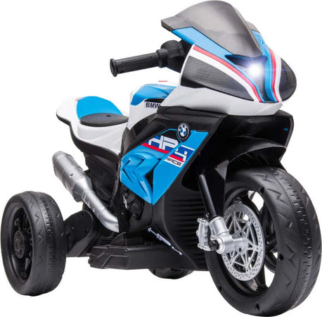 Moto-per-Bambini-18-60-Mesi-Modello-BMW-HP4-con-Fari,-Musica-e-Pedali,-in-PP-e-Metallo,-82.5x42x54-cm,-Blu-QW3370-211V90BUQW3
