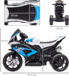Moto-per-Bambini-18-60-Mesi-Modello-BMW-HP4-con-Fari,-Musica-e-Pedali,-in-PP-e-Metallo,-82.5x42x54-cm,-Blu-QW3370-211V90BUQW3