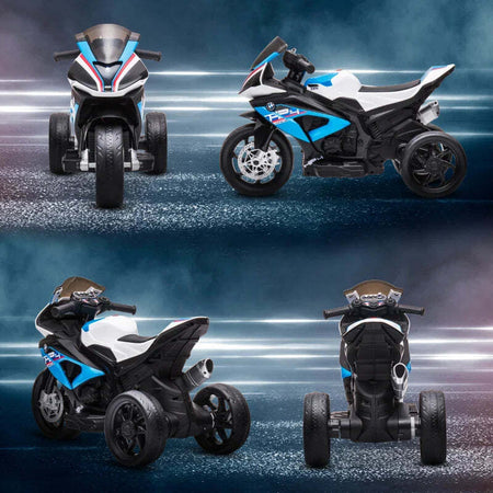 Moto-per-Bambini-18-60-Mesi-Modello-BMW-HP4-con-Fari,-Musica-e-Pedali,-in-PP-e-Metallo,-82.5x42x54-cm,-Blu-QW3370-211V90BUQW3