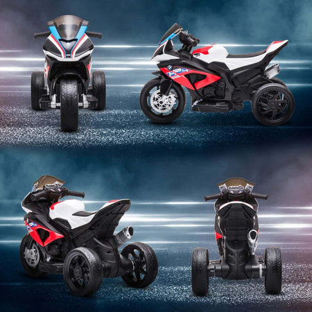 Moto-per-Bambini-18-60-Mesi-Modello-BMW-HP4-con-Fari,-Musica-e-Pedali,-in-PP-e-Metallo,-82.5x42x54-cm,-Rosso-WS6370-211V90RDWS6