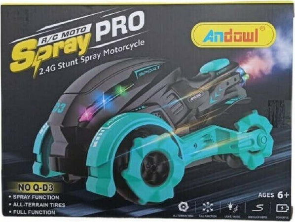 Motocicletta Acrobatica Telecomandata Con Effetto Sonoro Spruzzi D'acqua Q-d3 Giochi e giocattoli/Veicoli/Radiocomandati e telecomandati/Auto e camion/Auto Trade Shop italia - Napoli, Commerciovirtuoso.it
