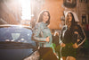 Motociclista-Donna---Biker-Donna-Nero-Tamponato-in-vera-pelle
