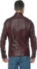 Motociclista-Uomo---Biker-Uomo-Bordeaux-in-vera-pelle-Nappata