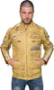 Motociclista-Uomo---Biker-Uomo-Giallo-in-vera-pelle