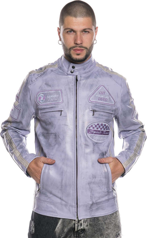 Motociclista-Uomo---Biker-Uomo-Lilla-in-vera-pelle