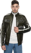 Motociclista-Uomo---Biker-Uomo-Verde-Bis-in-vera-pelle
