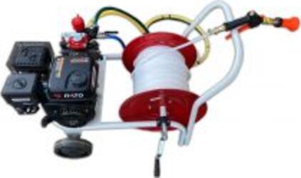 Motopompa irroratrice con motore 4T e carrello avvolgitubo a benzina Giardino e giardinaggio/Decorazioni per il giardino/Stagni e giardini acquatici/Pompe/Pompe ad alta pressione La Zappa - Altamura, Commerciovirtuoso.it