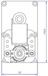 Motoriduttore 2Rpm Pacco25 Al.8,5 C/Enco Stufe a Pellet 14702021