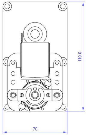 Motoriduttore 2Rpm Pacco25 Al.8,5 C/Enco Stufe a Pellet 14702021