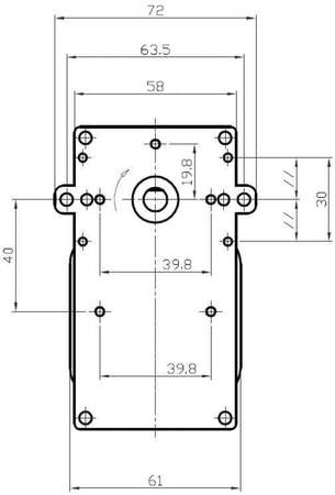 Motoriduttore Kenta K9115101 2,5Rpm H30 Stufe a Pellet 14702052