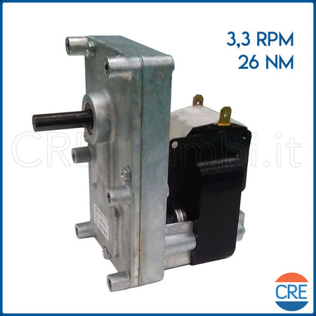 Motoriduttore-T3-3,3rpm-26Nm-per-Stufe-a-Pellet-Cadel,-MCZ,-Red