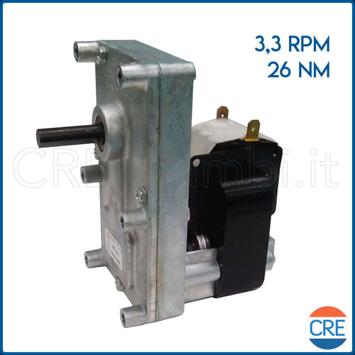 Motoriduttore-T3-3,3rpm-26Nm-per-Stufe-a-Pellet-Cadel,-MCZ,-Red
