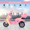 Motorino-Elettrico-per-Bambini-3-Anni+-Max.-25kg-con-Luci,-Musica,-Batteria-6V-e-Velocità-3km/h,-108x51x75-cm,-Rosa-QA4370-013QA4
