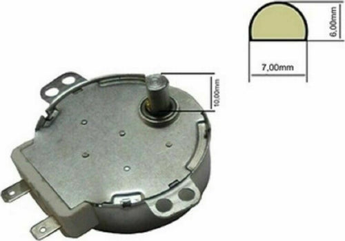 MOTORINO MOTORE PIATTO GIREVOLE FORNO MICROONDE CANDY HOOVER 4W 2,5/3 Rpm Casa e cucina/Elettrodomestici per la cucina/Accessori e parti di ricambio/Parti di ricambio per forni a microonde/Piatti girevoli Rossi Ricambi - Venetico Marina, Commerciovirtuoso.it