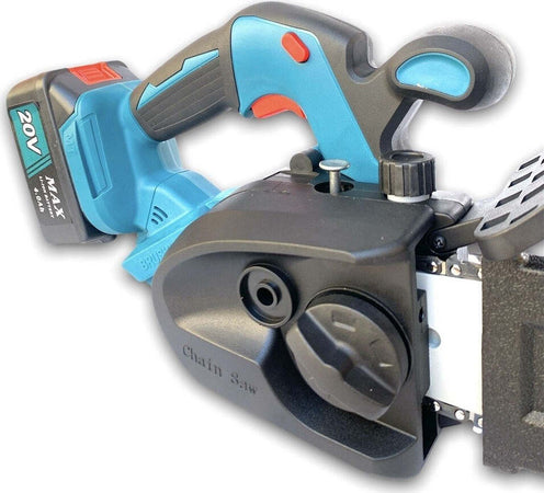 Motosega A Batteria Lama 12'' 20v 4ah Mini Elettrosega 2 Batterie Serbatoio Olio Fai da te/Attrezzi elettrici da giardinaggio/Utensili elettrici da giardino/Motoseghe Trade Shop italia - Napoli, Commerciovirtuoso.it